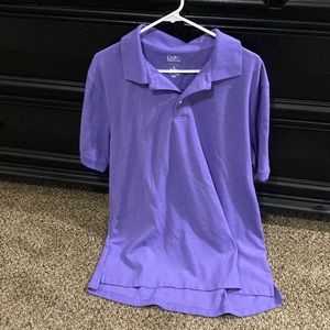 Mens purple Croft and Barrow polo T-shirt